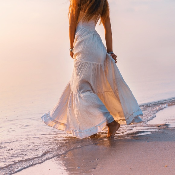 Natalie Bohemian Wedding Festival Gypsy Maxi Dress - Picture 4 of 6